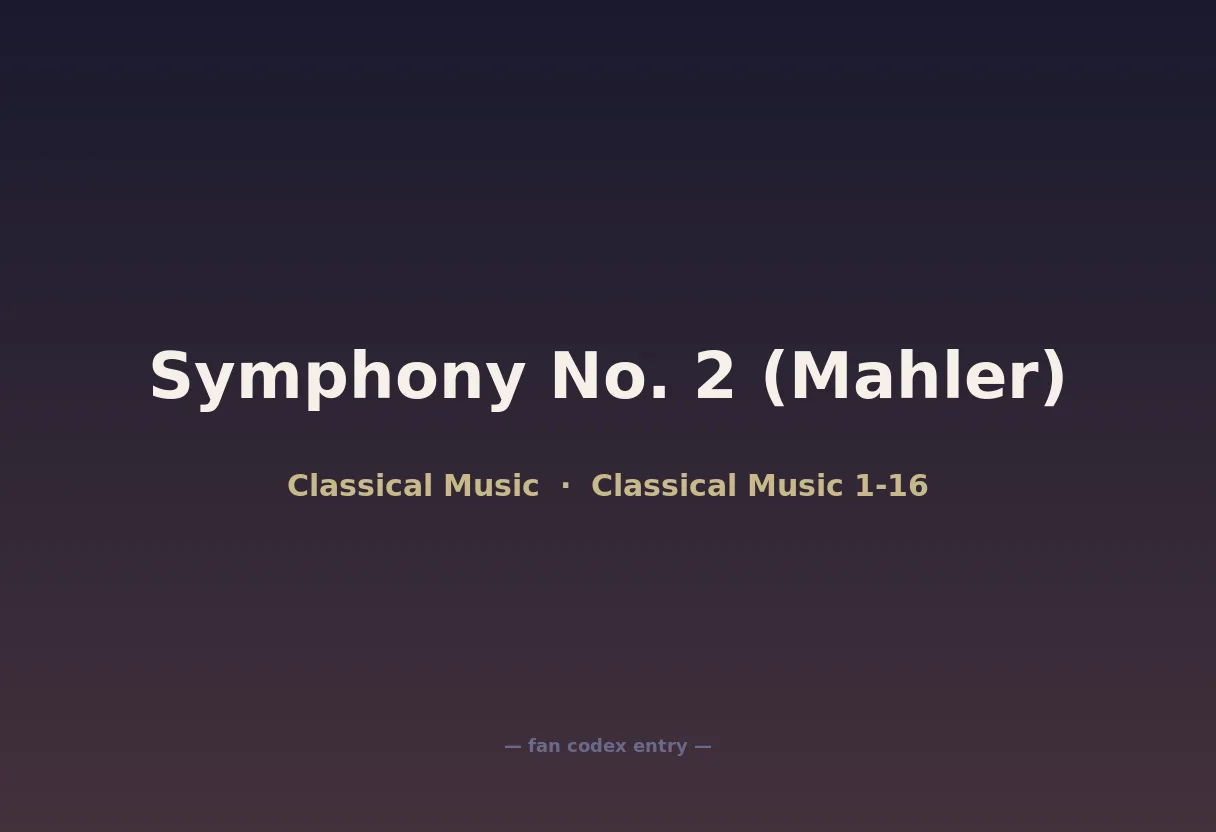 Symphony No. 2 (Mahler)