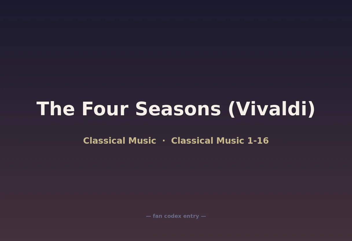 The Four Seasons (Vivaldi)