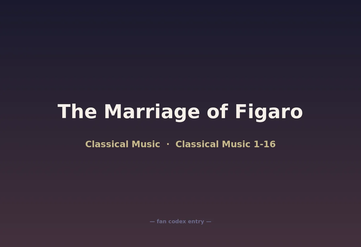 The Marriage of Figaro