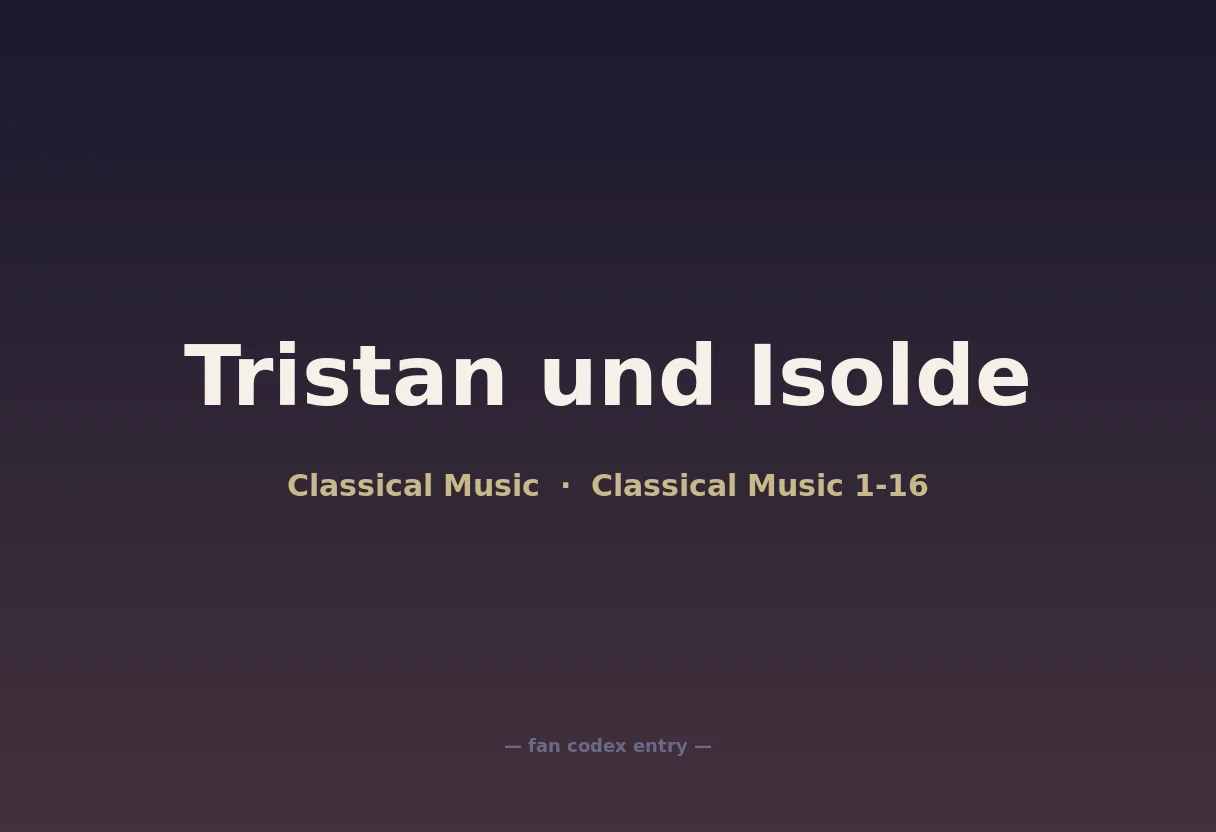 Tristan und Isolde